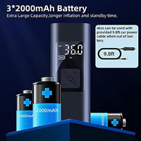 Thumbnail for Kopac™ Compresor Auto portabil ,Wireless, 150 PSI, 20 L/min, 3x2000 mAh, Negru