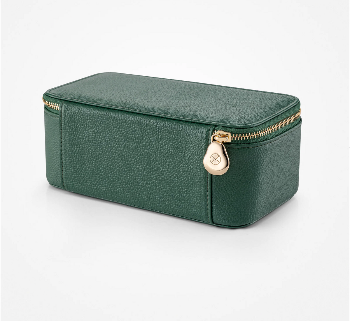 Organizator Elegant Alb Vlando din Piele PU pentru Bijuterii
