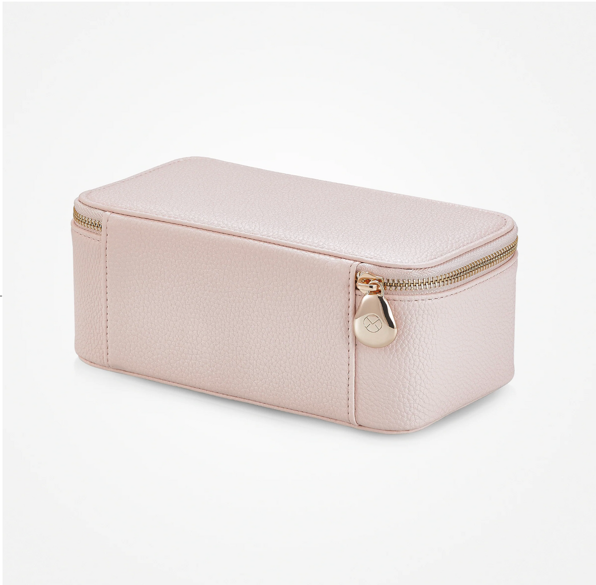 Organizator Elegant Alb Vlando din Piele PU pentru Bijuterii