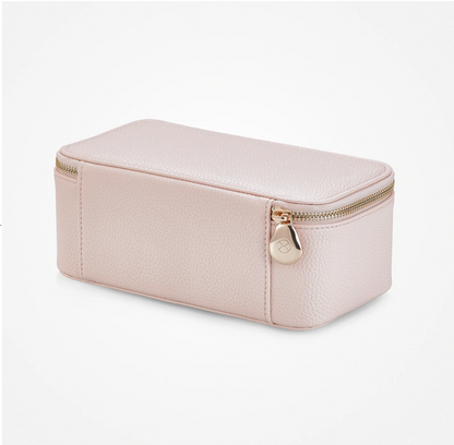 Organizator Elegant Alb Vlando din Piele PU pentru Bijuterii